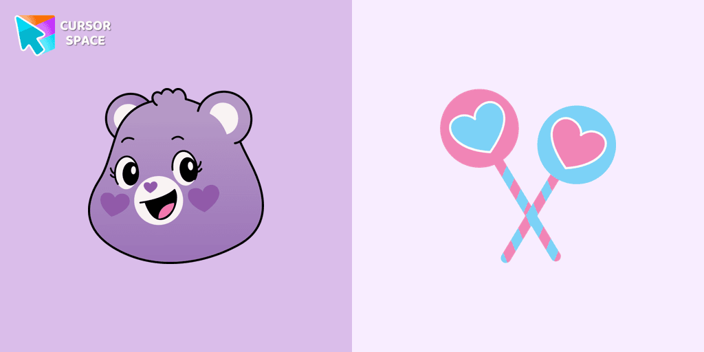 Share Bear cursor pack